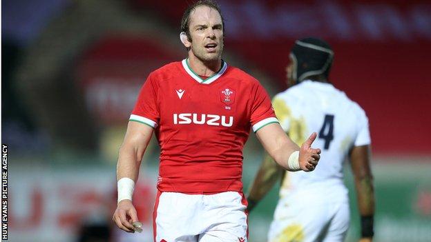 Alun Wyn Jones will play his 152nd international match against Italy