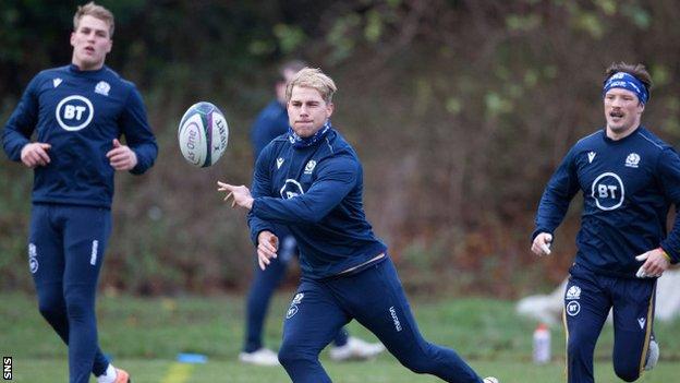 Jaco van der Walt in Scotland training