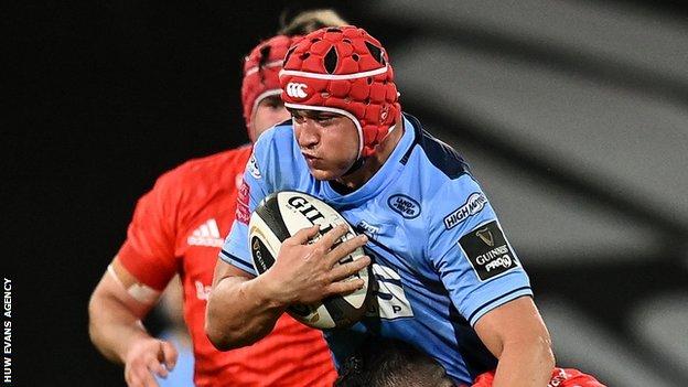 James Botham, grandson of cricket great Sir Ian, has impressed in the Cardiff Blues back-row