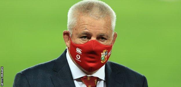 Lions head coach Warren Gatland