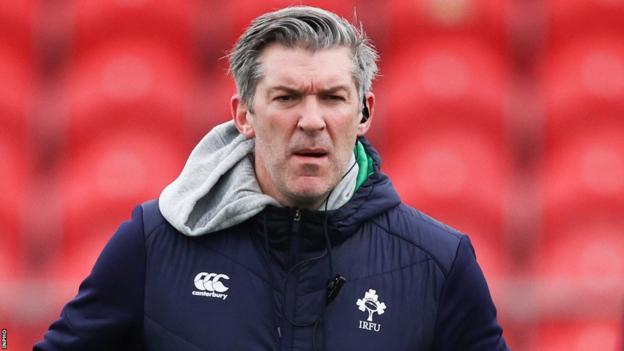 Ireland head coach Greg McWilliams