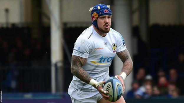 Jack Nowell playing for Exeter