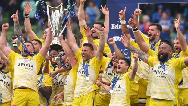 La Rochelle celebrated back-to-back Champions Cup wins