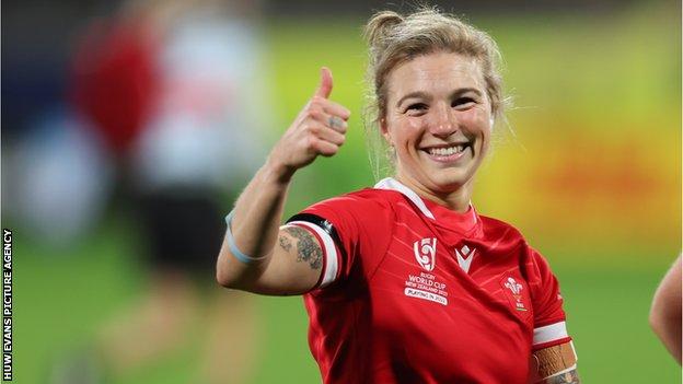 Keira Bevan came on as a replacement for Wales scrum-half Ffion Lewis against Scotland