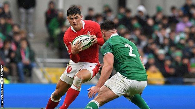 Wales wing Louis Rees-Zammit has played 14 internationals