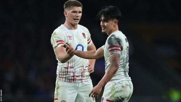 Owen Farrell and Marcus Smith