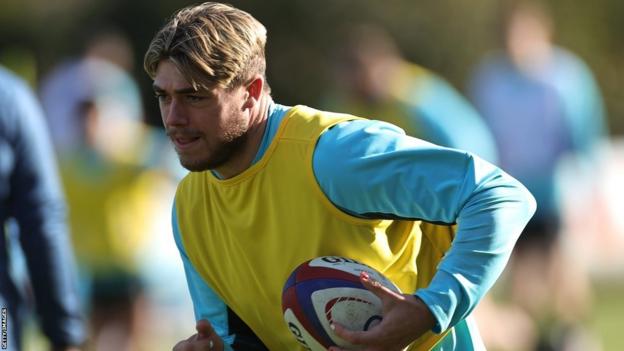 Ollie Hassell-Collins in England training