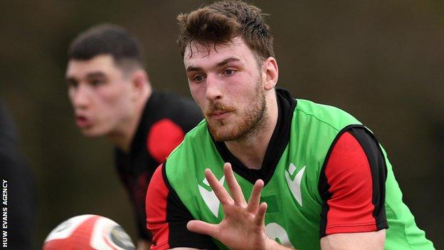 James Ratti in Wales training